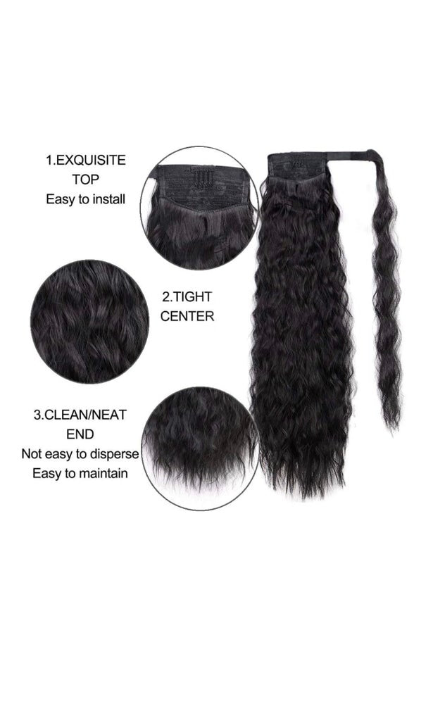 Loose Curly Ponytail