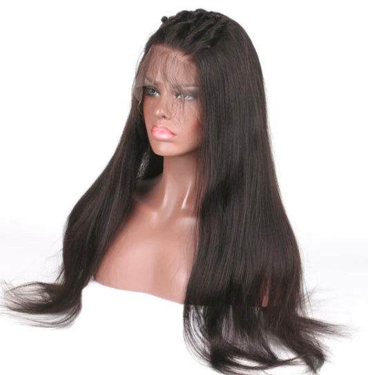 straight frontal wig